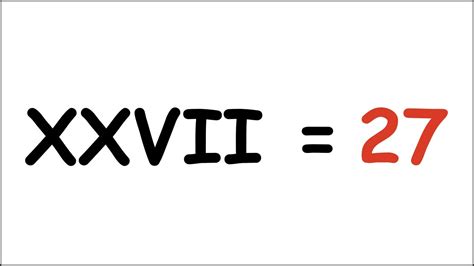 Solution Roman Numeral XXVII is equal to 27 and XVI is 16. . Xxvii xxix xxvii roman